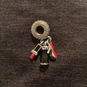 Girls night out shoe dress and lipstick Pandora